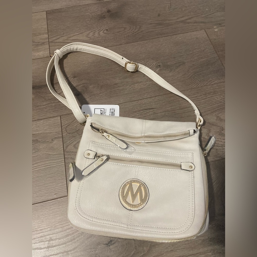 MKF crossbody  brand new white/cream bag